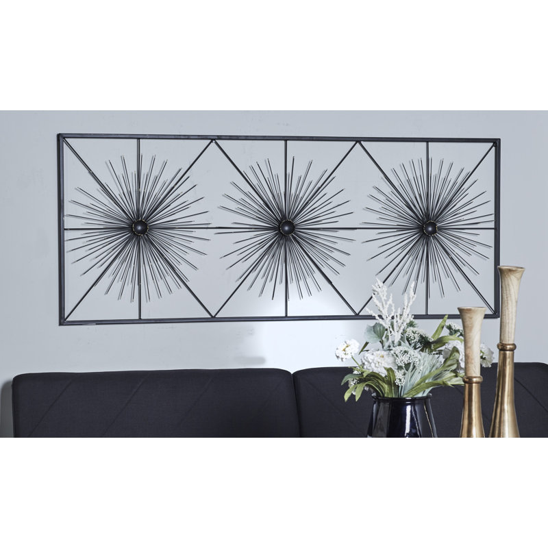 17 Stories Contemporary Geometric Burst Wall Décor
